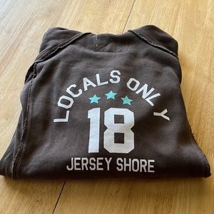 Hoodie girls/boys small “locals only Jersey Shore”” adorable sweatshirt small